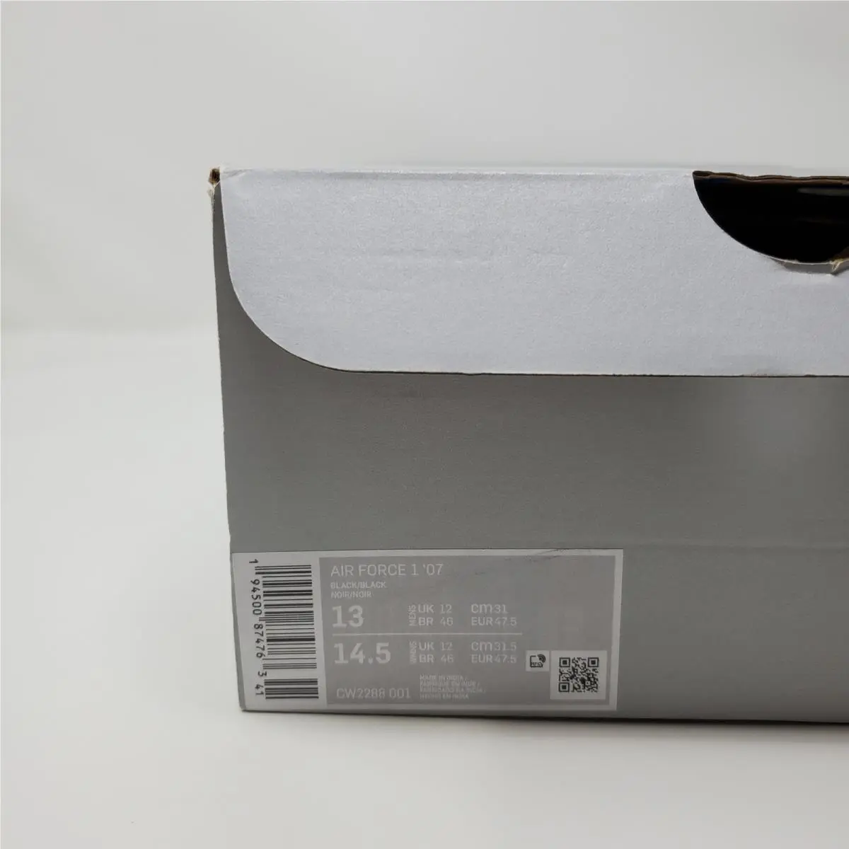 Nike shoes - Nike Air Force 1 `07 - CW2289-001 - Black 8
