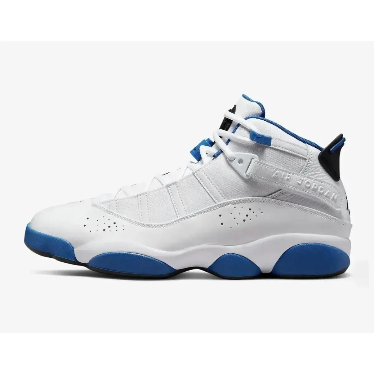 Nike Jordan 6 Rings White-black-dk Marina Blue Mens SZ 7 322992-114