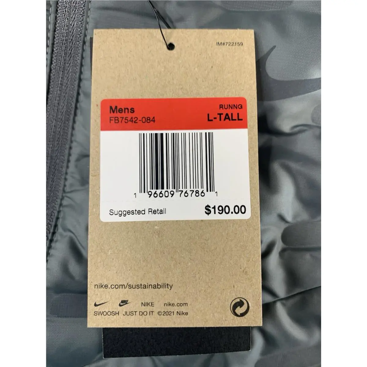 Nike clothing - Nike Therma-fit Adv - Adv - FB7542084 - Gray (UPC: 196609767861) 7