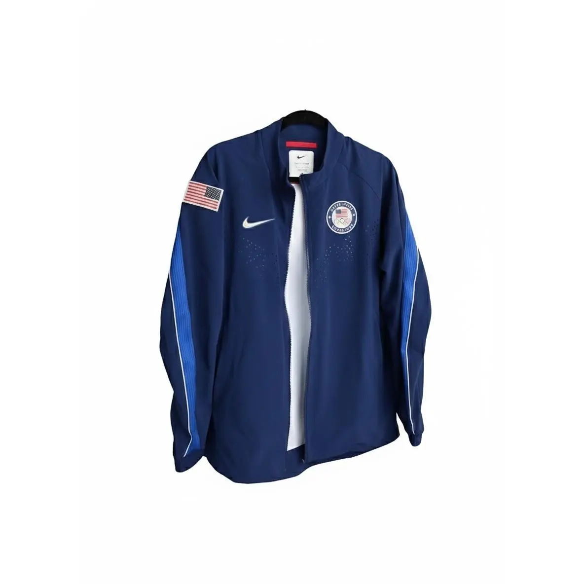 Nike Women Team Usa Olympic Track Jacket Navy Blue Patriotic Full Zip 400 XL