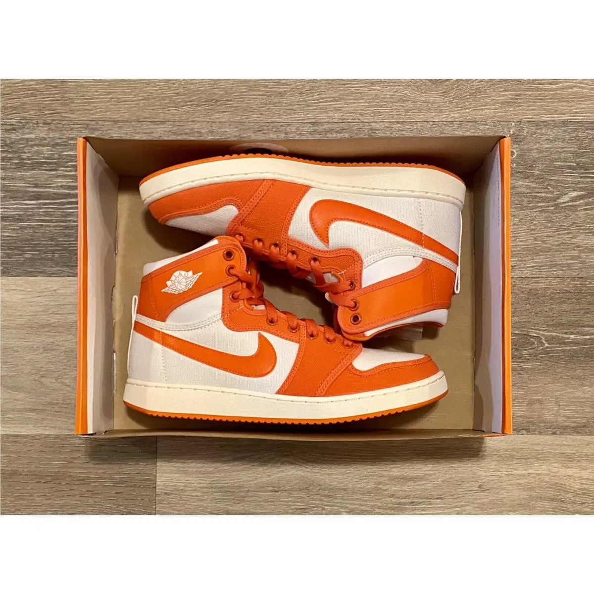 Nike Air Jordan 1 KO High Top Rush Orange White DO5047-801 Men`s 8.5 Women`s 10