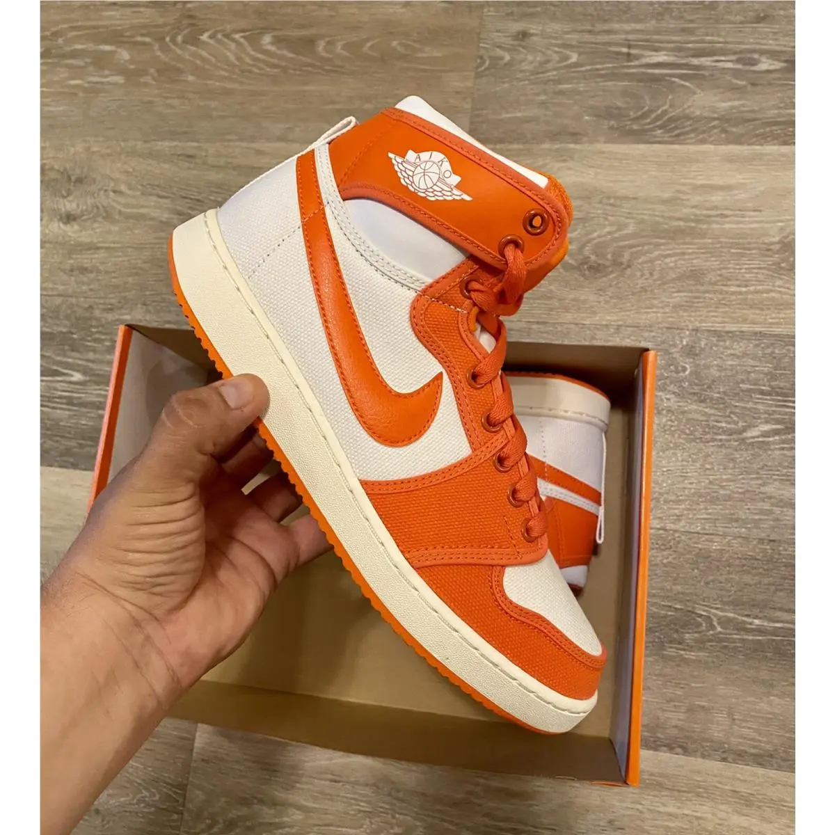 Nike shoes - Air Jordan 1 - Air - DO5047-801 - Rush Orange-Sail-White (UPC: 195869198811) 8