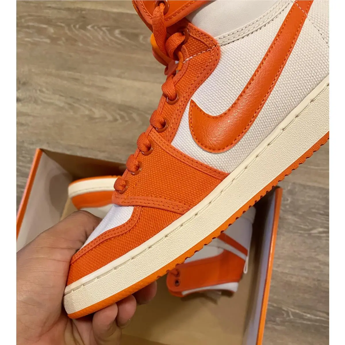 Nike shoes - Air Jordan 1 - Air - DO5047-801 - Rush Orange-Sail-White (UPC: 195869198811) 2