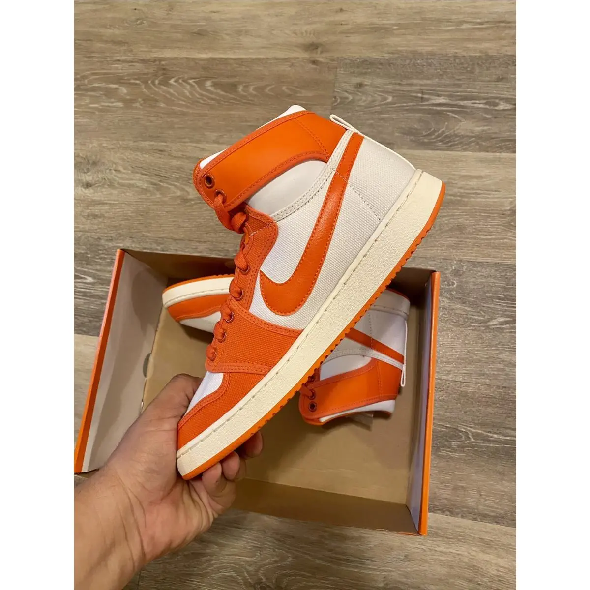Nike shoes - Air Jordan 1 - Air - DO5047-801 - Rush Orange-Sail-White (UPC: 195869198811) 3