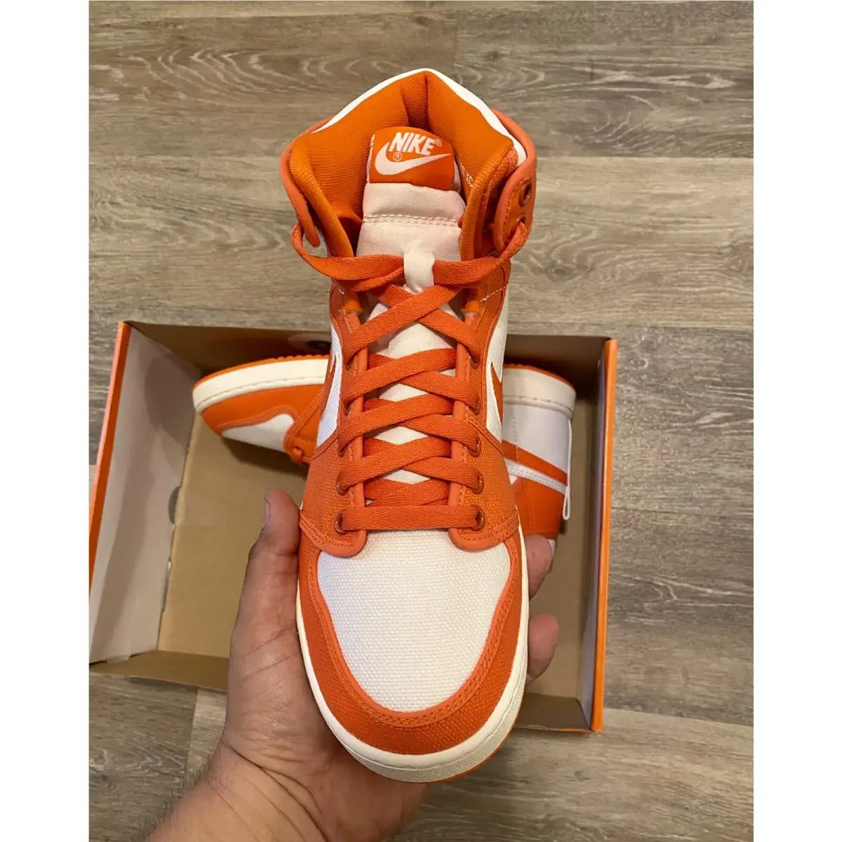 Nike shoes - Air Jordan 1 - Air - DO5047-801 - Rush Orange-Sail-White (UPC: 195869198811) 4