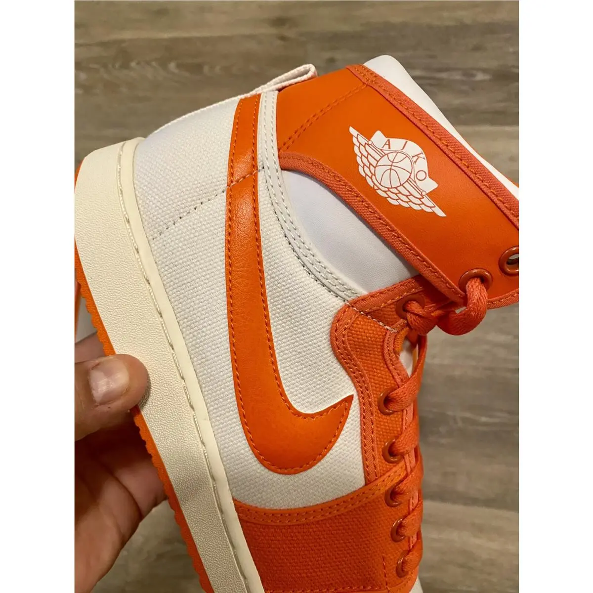 Nike shoes - Air Jordan 1 - Air - DO5047-801 - Rush Orange-Sail-White (UPC: 195869198811) 7
