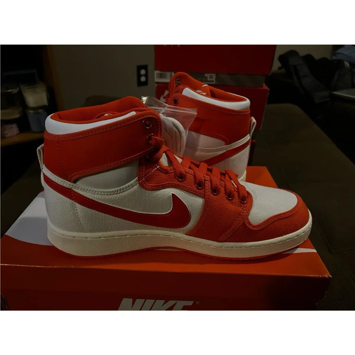 Nike shoes - DO5047 801 - DO5047 801 - Rush Orange/White-Sail 8