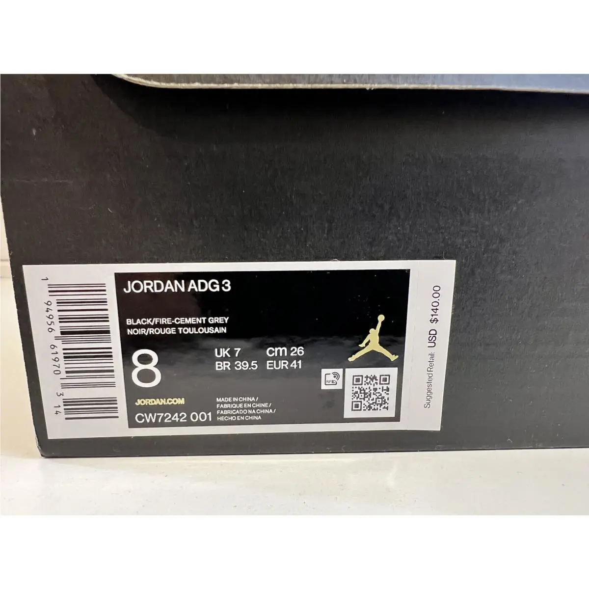 Nike shoes - Jordan ADG - ADG - CW7242-001 - Black 8