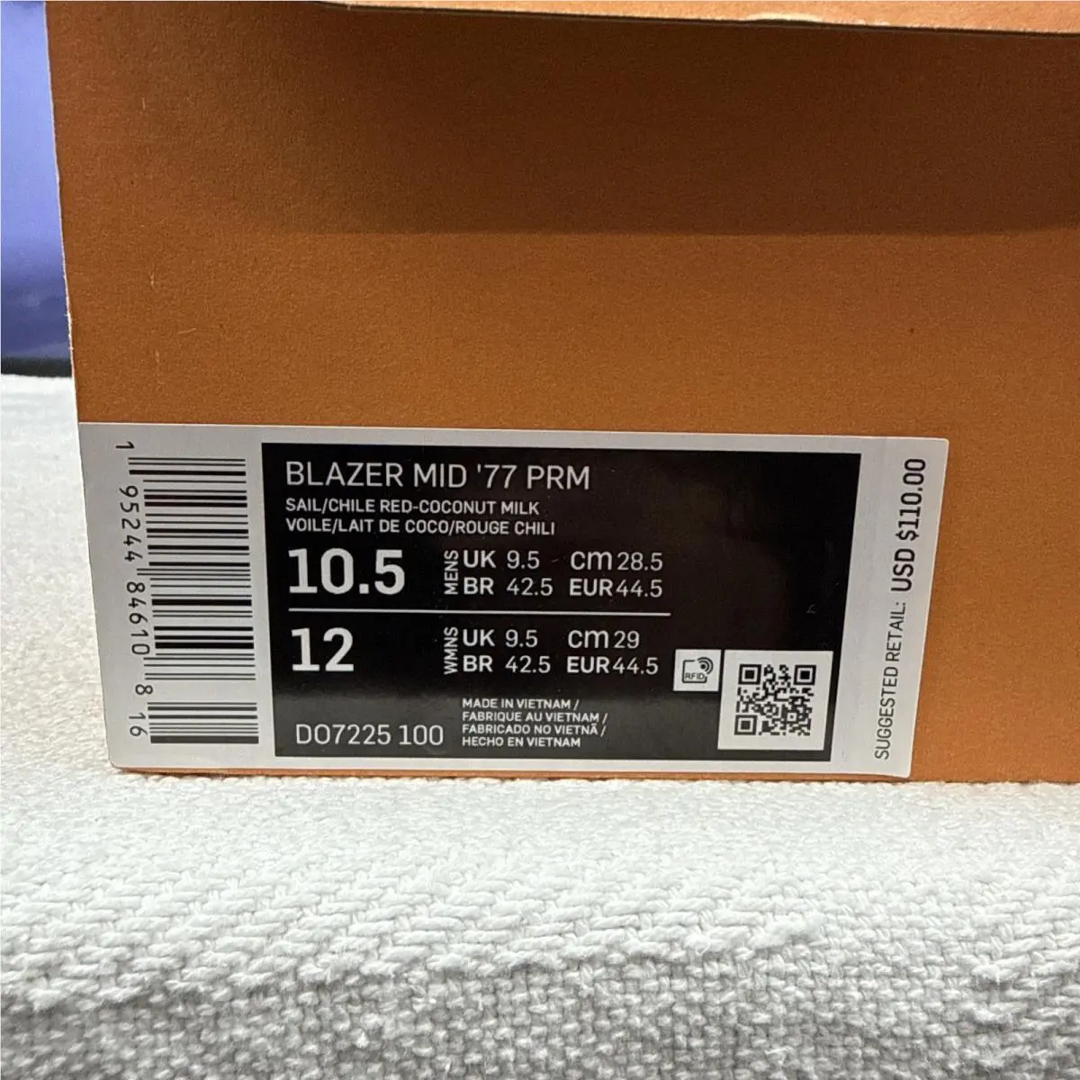 Nike shoes - Nike Blazer 77 - Blazer - DO7225-100 - Gray (UPC: 0195244846108) 8