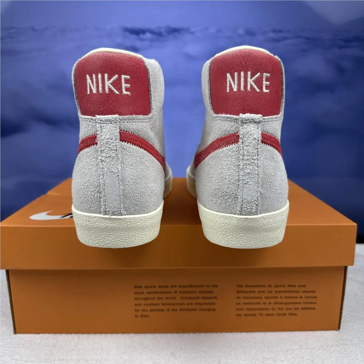 Nike shoes - Nike Blazer 77 - Blazer - DO7225-100 - Gray (UPC: 0195244846108) 3