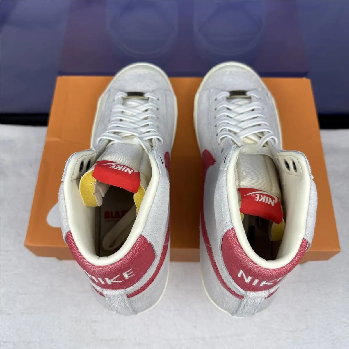 Nike shoes - Nike Blazer 77 - Blazer - DO7225-100 - Gray (UPC: 0195244846108) 4