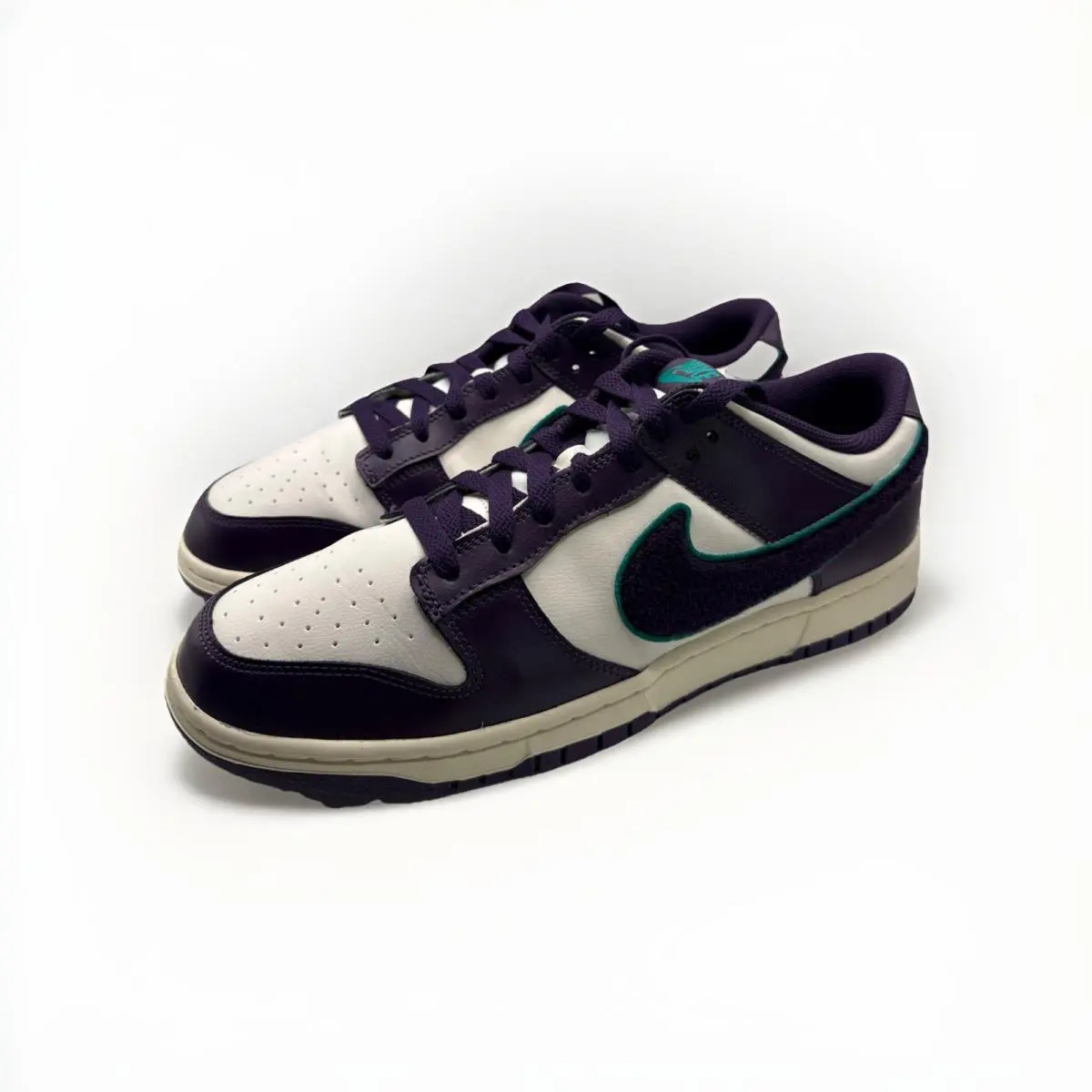 Nike Dunk Low Chenille Swoosh - Grand Purple DQ7683-100 Men Sz 12