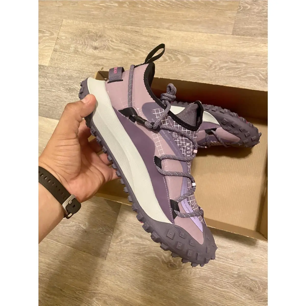 Nike shoes - Nike ACG Mountain Fly Low SE - DQ1979-500 - Canyon Purple-Amethyst Wave (UPC: 196149488660) 8