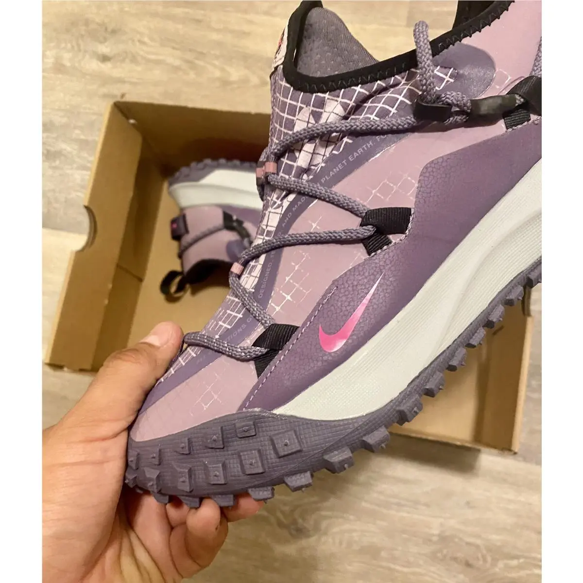 Nike shoes - Nike ACG Mountain Fly Low SE - DQ1979-500 - Canyon Purple-Amethyst Wave (UPC: 196149488660) 2
