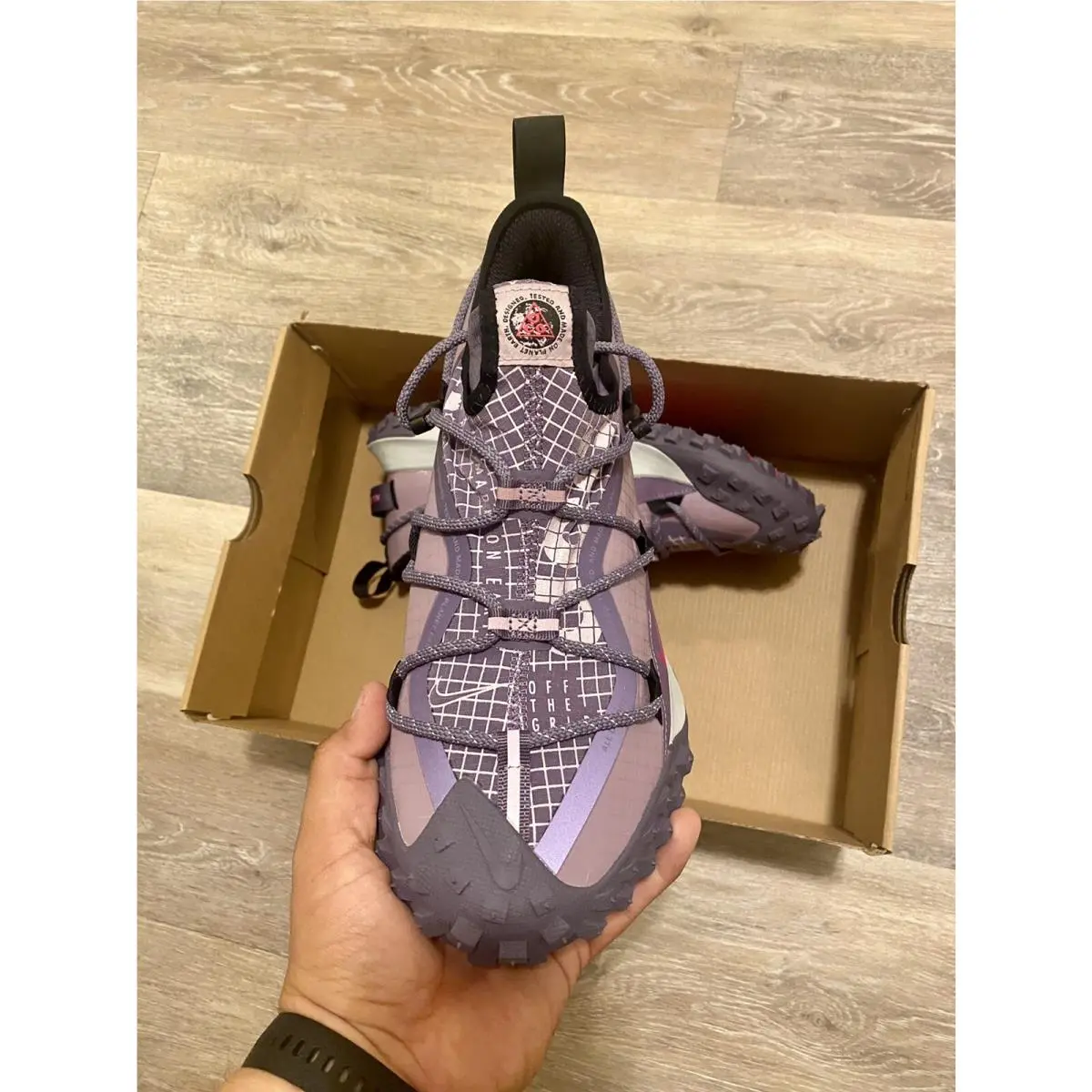 Nike shoes - Nike ACG Mountain Fly Low SE - DQ1979-500 - Canyon Purple-Amethyst Wave (UPC: 196149488660) 4