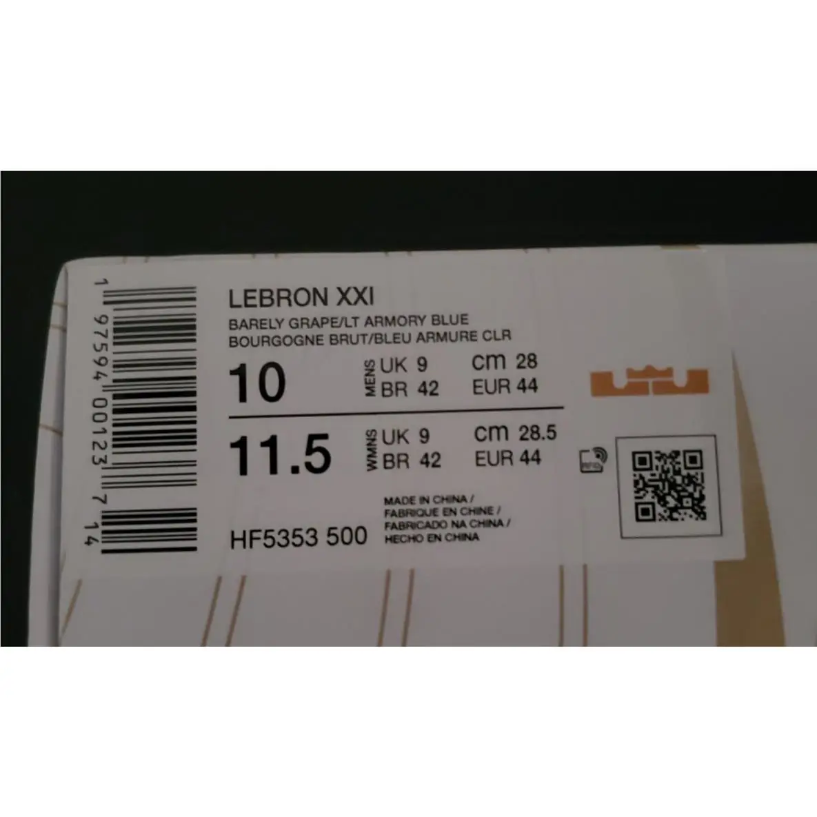 Nike shoes - Nike LeBron - LeBron - HF5353-500 - Purple 10