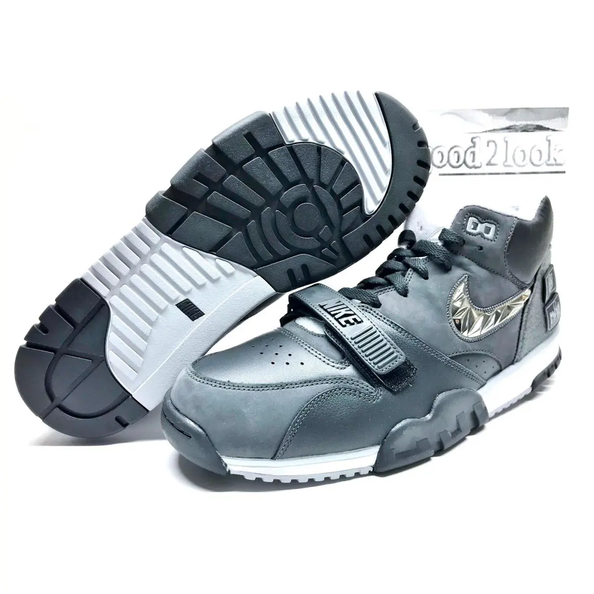Nike shoes - Nike Air Trainer 1 - Air Trainer - FJ6195-001 - Gray (UPC: 196969276386) 0