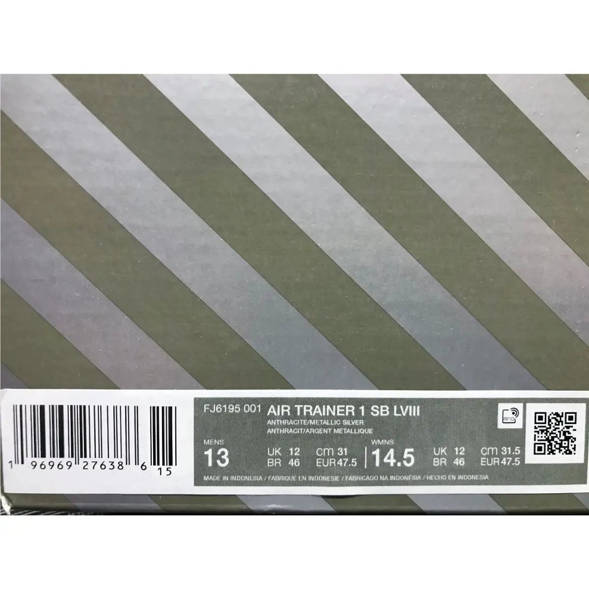 Nike shoes - Nike Air Trainer 1 - Air Trainer - FJ6195-001 - Gray (UPC: 196969276386) 3