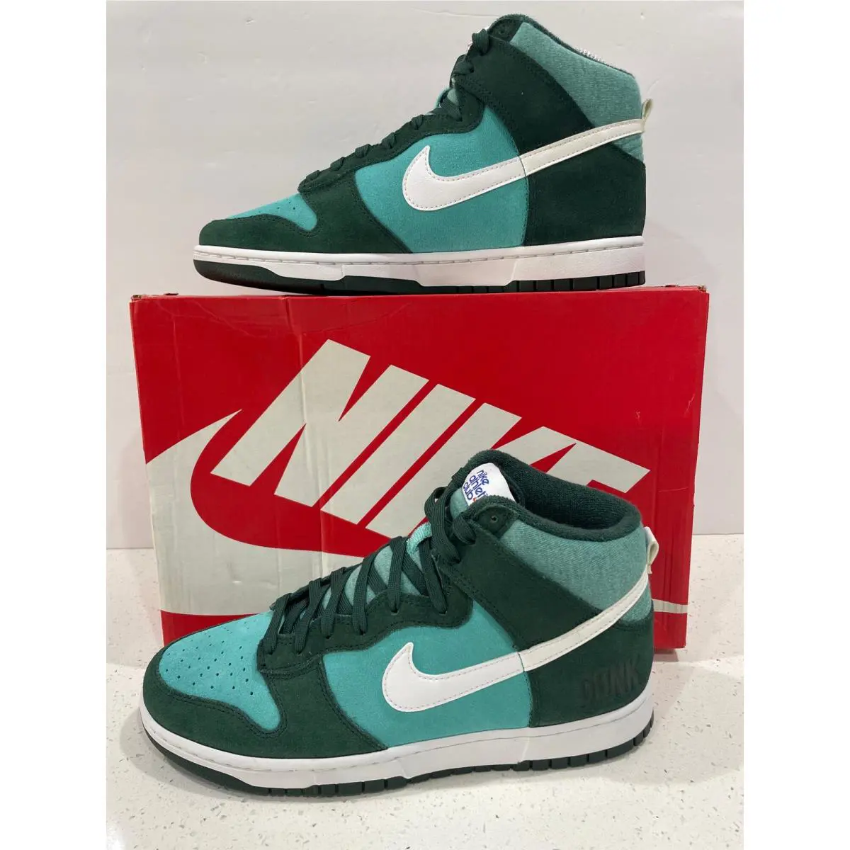 Nike shoes - Nike Dunk hi Retro - Dunk Retro - DJ6152 300 - Green (UPC: 195866290945) 2