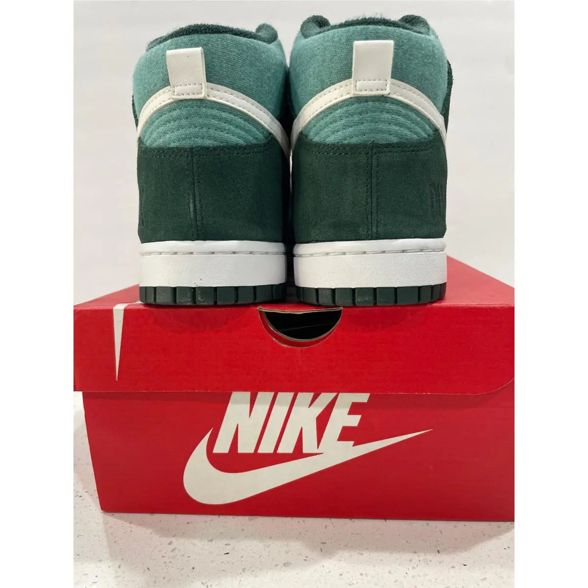 Nike shoes - Nike Dunk hi Retro - Dunk Retro - DJ6152 300 - Green (UPC: 195866290945) 3