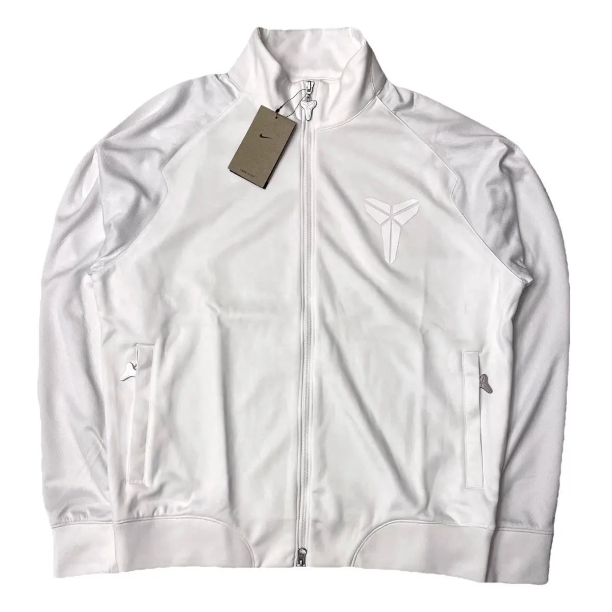 Nike Kobe Dri-fit Full-zip Basketball Jacket FZ0936-100 White Men’s XL - Tall