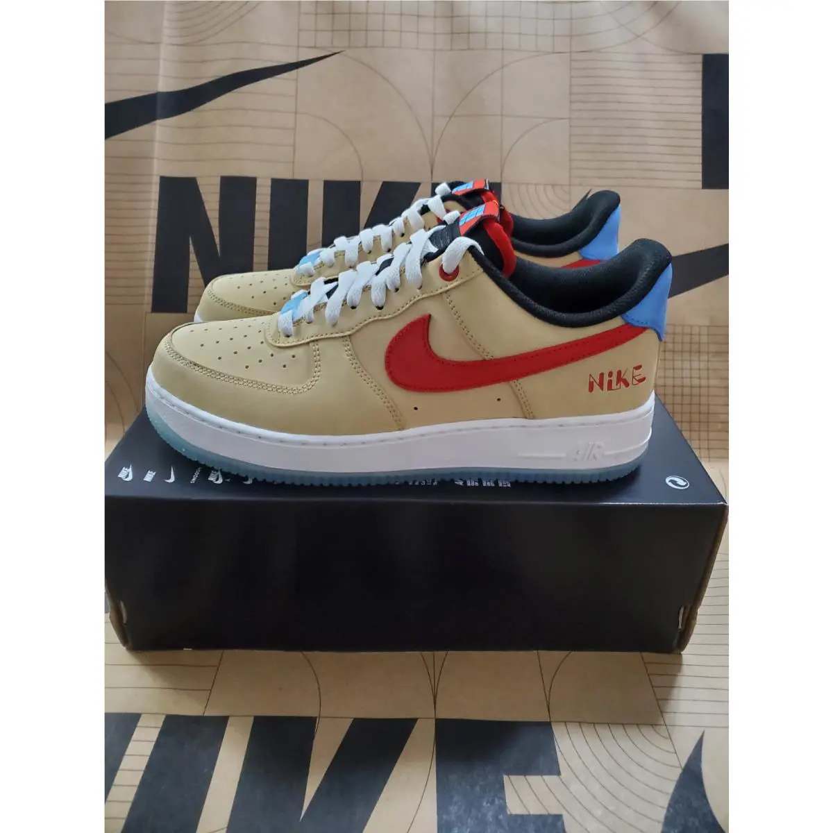 Nike shoes - Nike Air Force 1 - Air Force - DQ7628200 - Beige 0