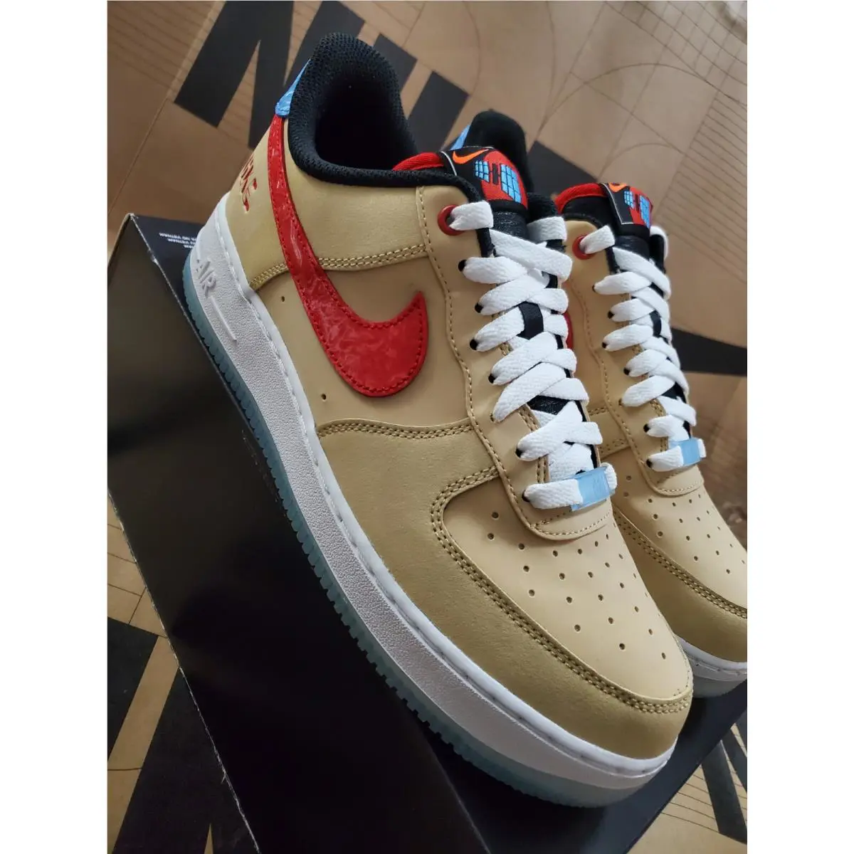 Nike shoes - Nike Air Force 1 - Air Force - DQ7628200 - Beige 2
