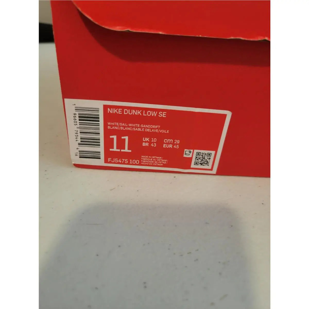 Nike shoes - Nike Dunk - Dunk - FJ5475-100 - Ivory 8