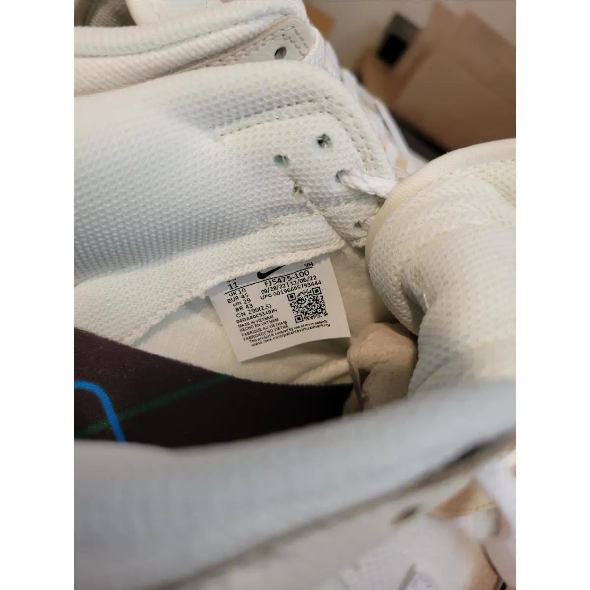 Nike shoes - Nike Dunk - Dunk - FJ5475-100 - Ivory 7