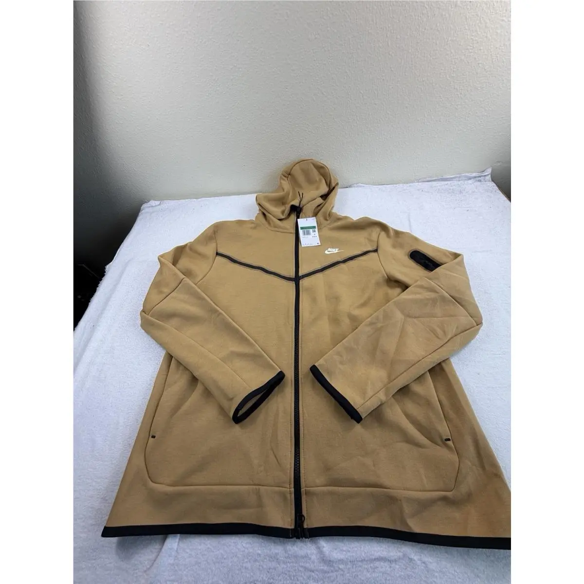 Tech Fleece Windrunner Hoodie Full Zip Elemental Gold CU4489-722 XL by Nike