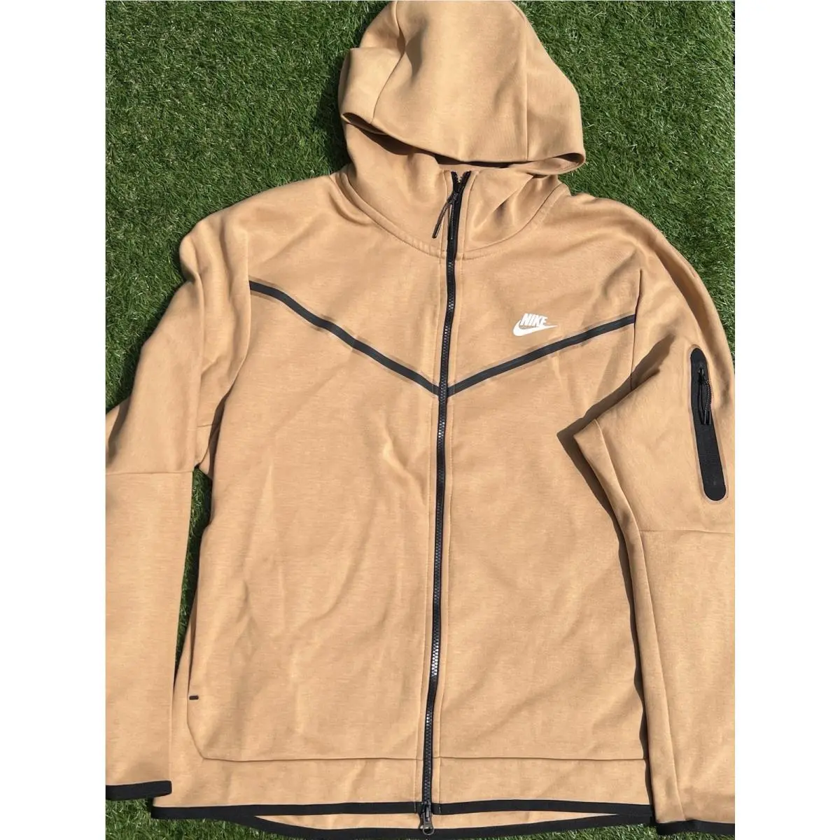 CU4489-722 XL Nike Sportswear Tech Fleece Windrunner Men`s Full-zip Hoodie