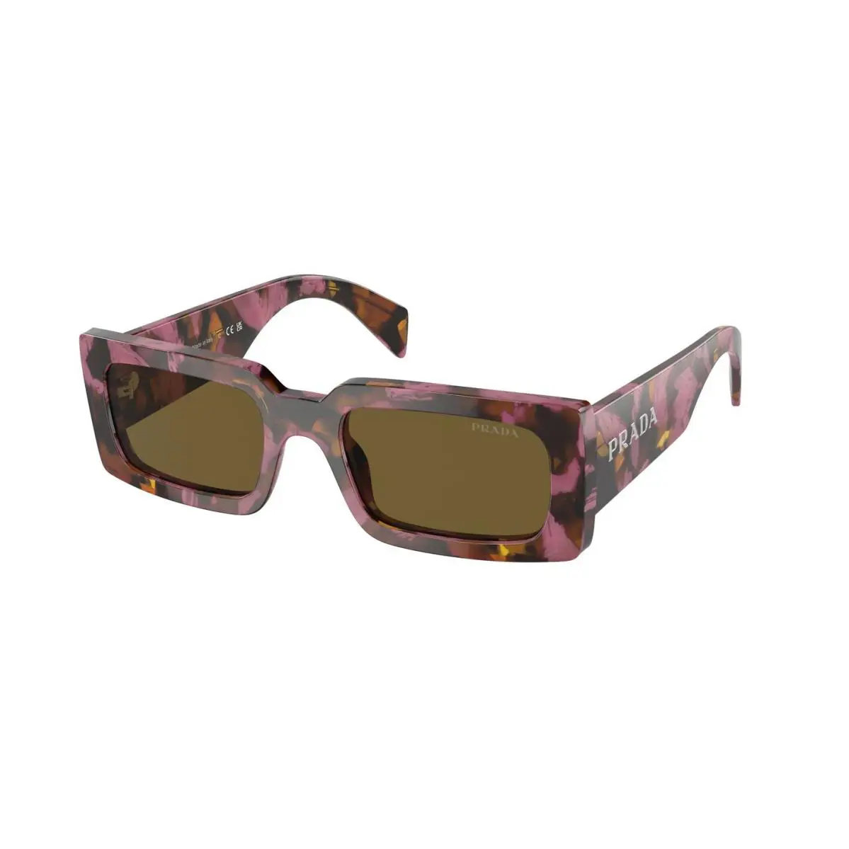 Prada PR A07S Mahogany/dark Brown 18N-01T Sunglasses
