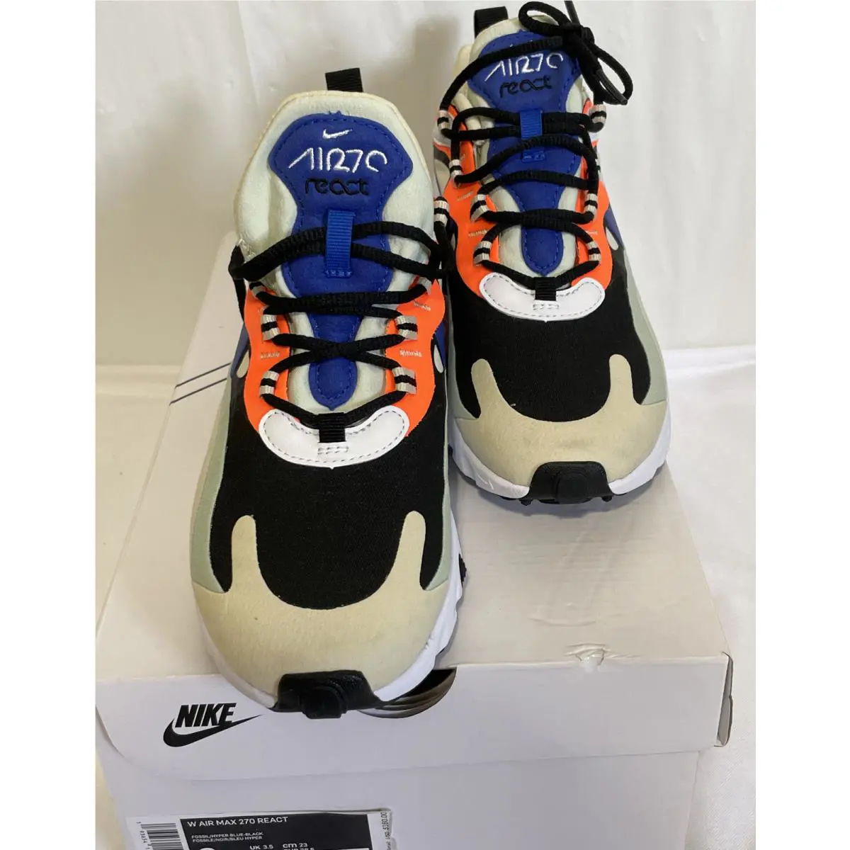 Nike shoes - Nike Air Max 270 React - CI3899-200 - Brown (UPC: 0193654142391) 8