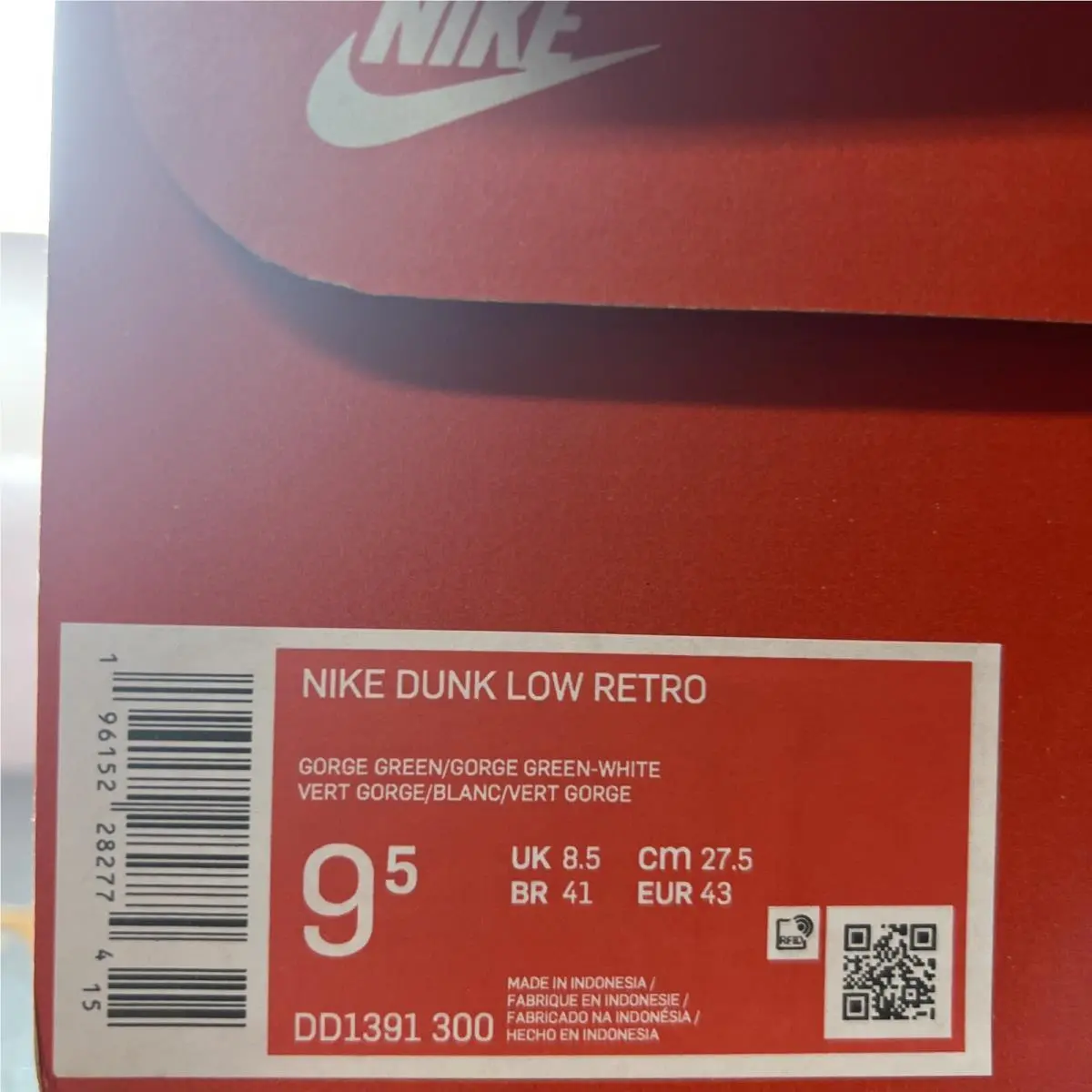 Nike shoes - Nike Dunk Retro Low - Dunk Retro Low - DD1391300 - Green 10