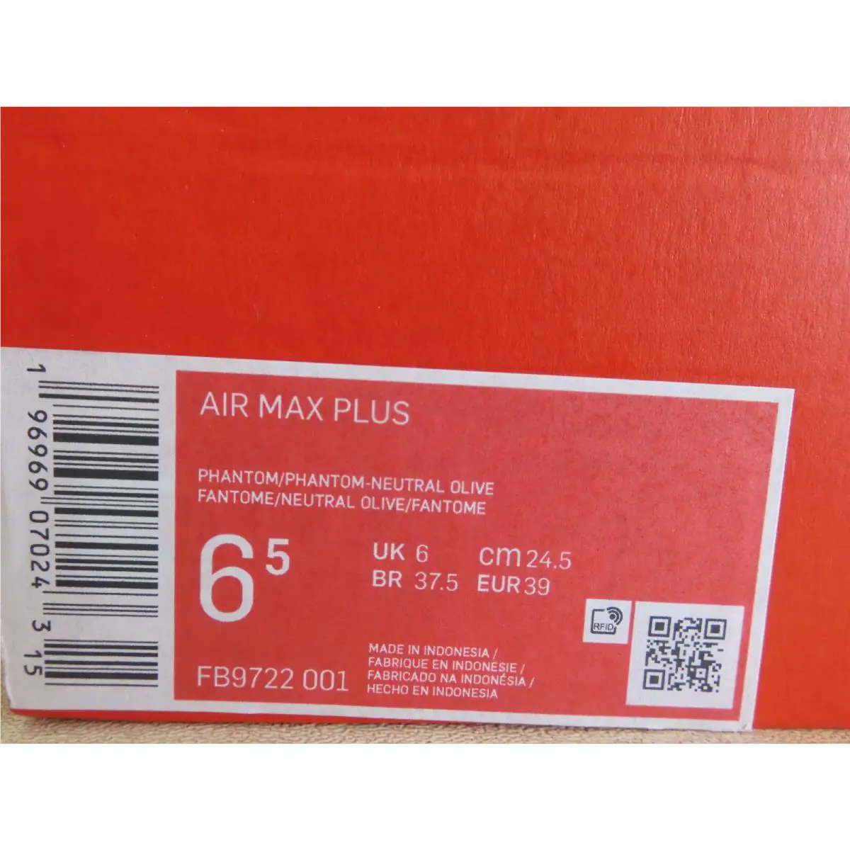 Nike shoes - Nike Air Max Plus - Air Max Plus - FB9722-001 - White (UPC: 196969070243) 3