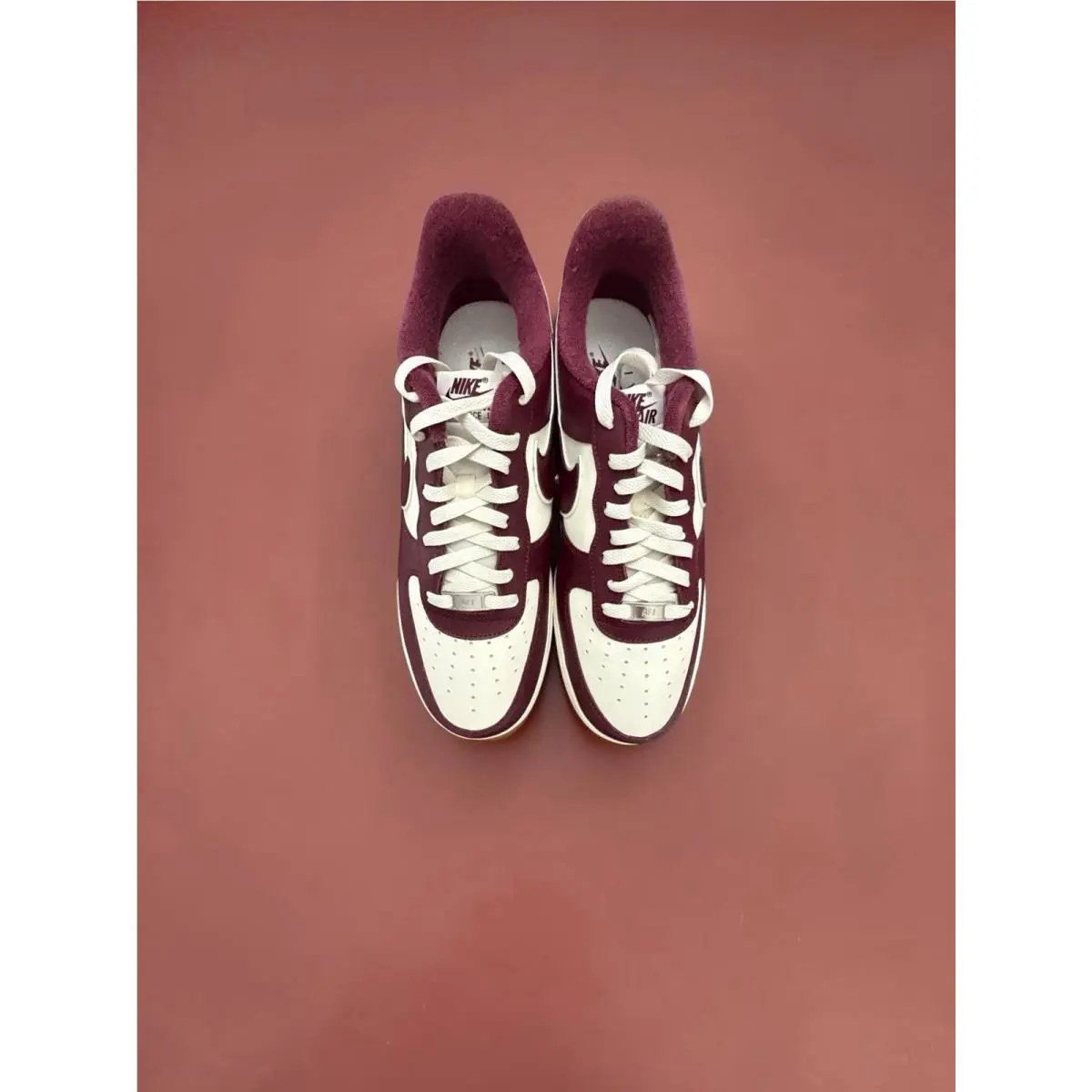 Nike shoes - Nike Air Force 1 `07 - DQ7659-102 - Maroon (UPC: 196154976022) 9