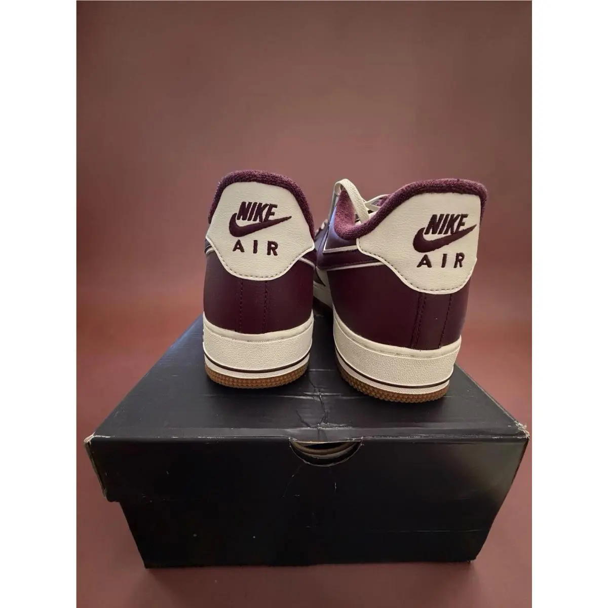 Nike shoes - Nike Air Force 1 `07 - DQ7659-102 - Maroon (UPC: 196154976022) 10