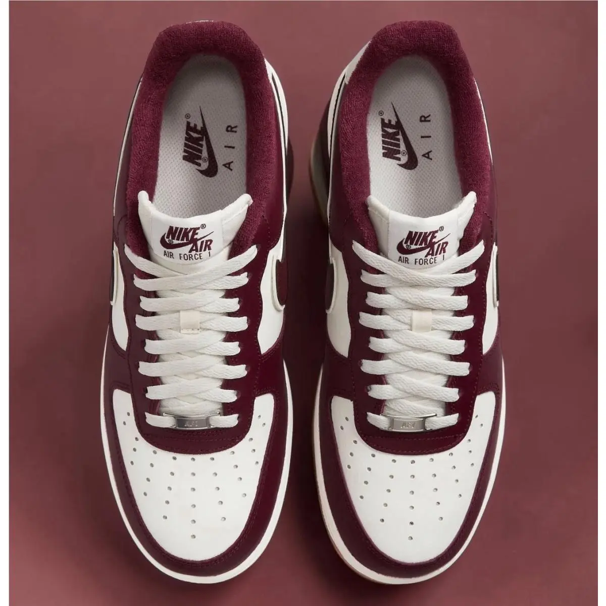 Nike shoes - Nike Air Force 1 `07 - DQ7659-102 - Maroon (UPC: 196154976022) 13
