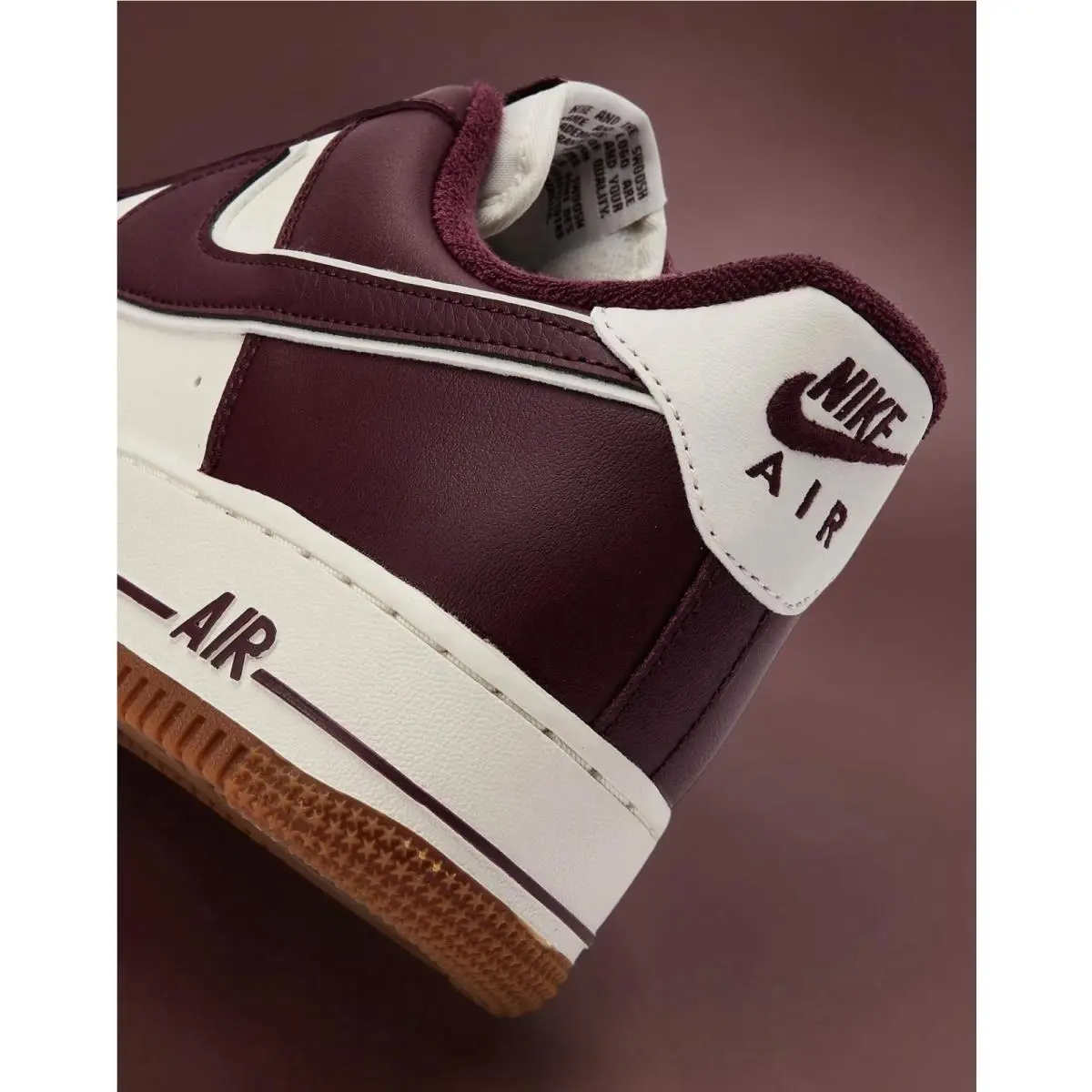 Nike shoes - Nike Air Force 1 `07 - DQ7659-102 - Maroon (UPC: 196154976022) 14