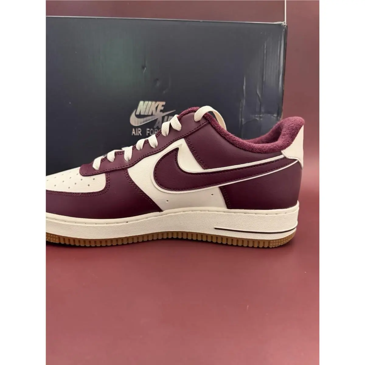 Nike shoes - Nike Air Force 1 `07 - DQ7659-102 - Maroon (UPC: 196154976022) 0