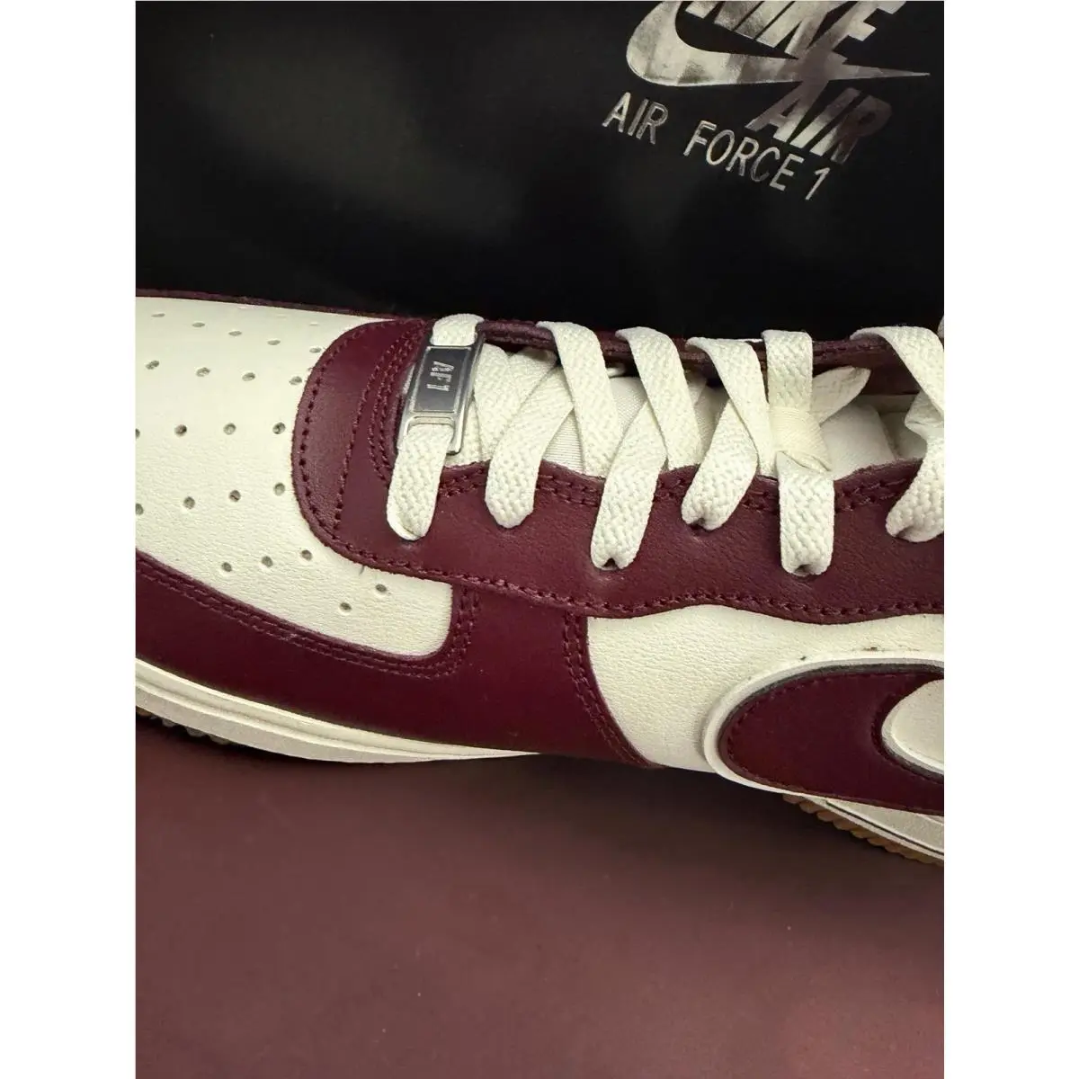 Nike shoes - Nike Air Force 1 `07 - DQ7659-102 - Maroon (UPC: 196154976022) 3