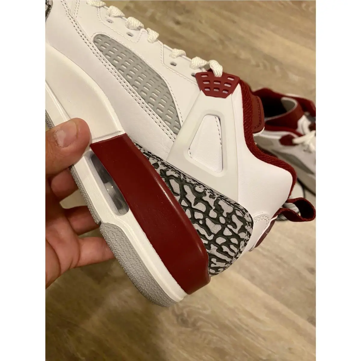 Nike shoes - Air Jordan Spizike - Air Spizike - FQ1759-106 - White/Team Red/Wolf Grey/Anthracite (UPC: 197593815217) 2