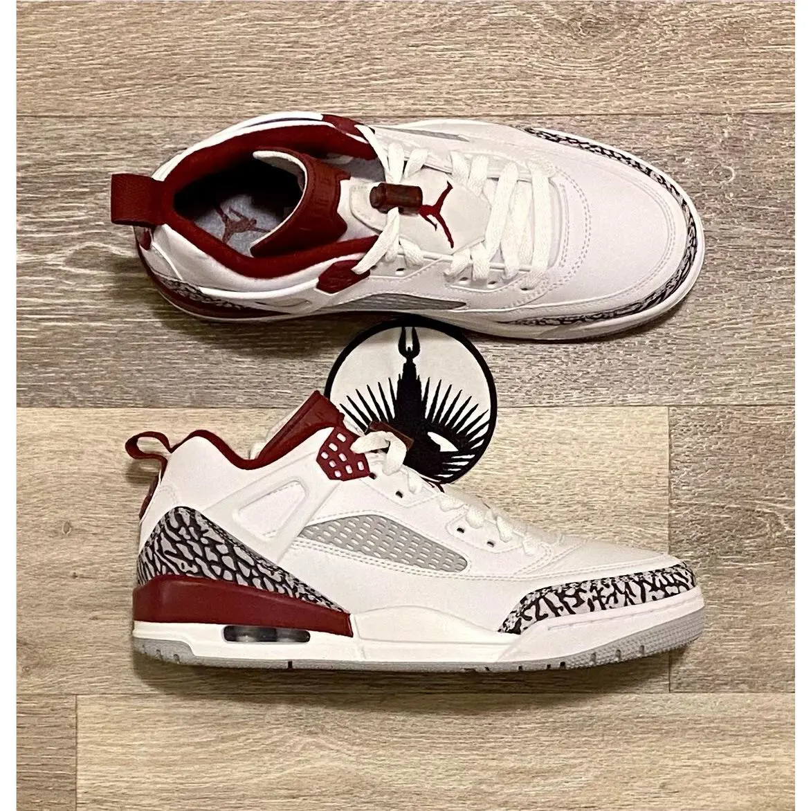 Nike shoes - Air Jordan Spizike - Air Spizike - FQ1759-106 - White/Team Red/Wolf Grey/Anthracite (UPC: 197593815217) 5