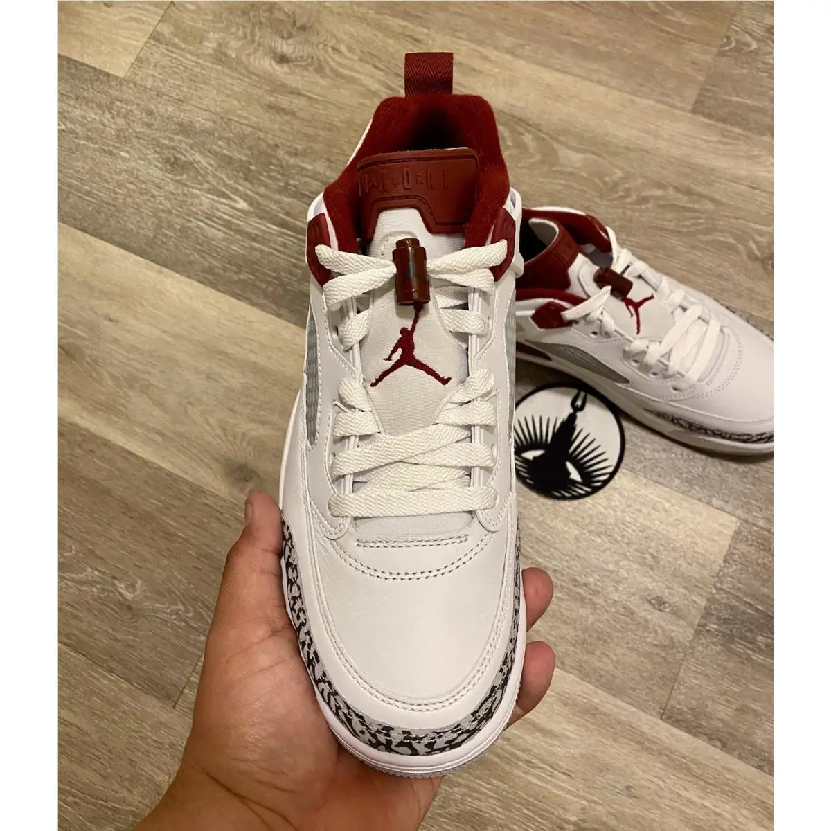 Nike shoes - Air Jordan Spizike - Air Spizike - FQ1759-106 - White/Team Red/Wolf Grey/Anthracite (UPC: 197593815217) 6