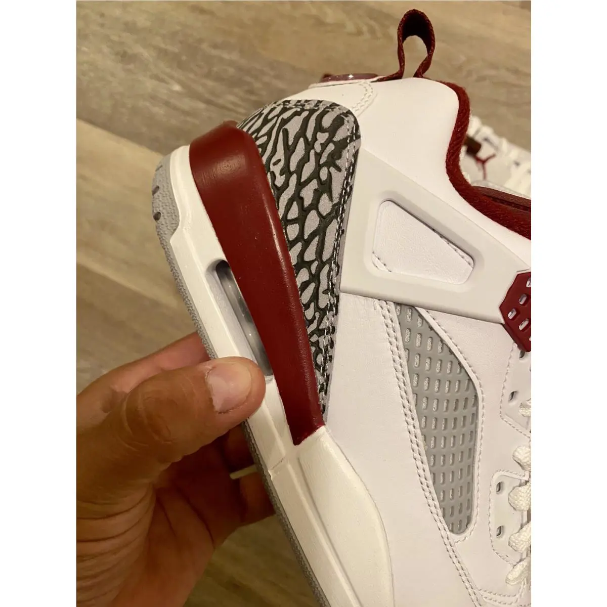 Nike shoes - Air Jordan Spizike - Air Spizike - FQ1759-106 - White/Team Red/Wolf Grey/Anthracite (UPC: 197593815217) 7