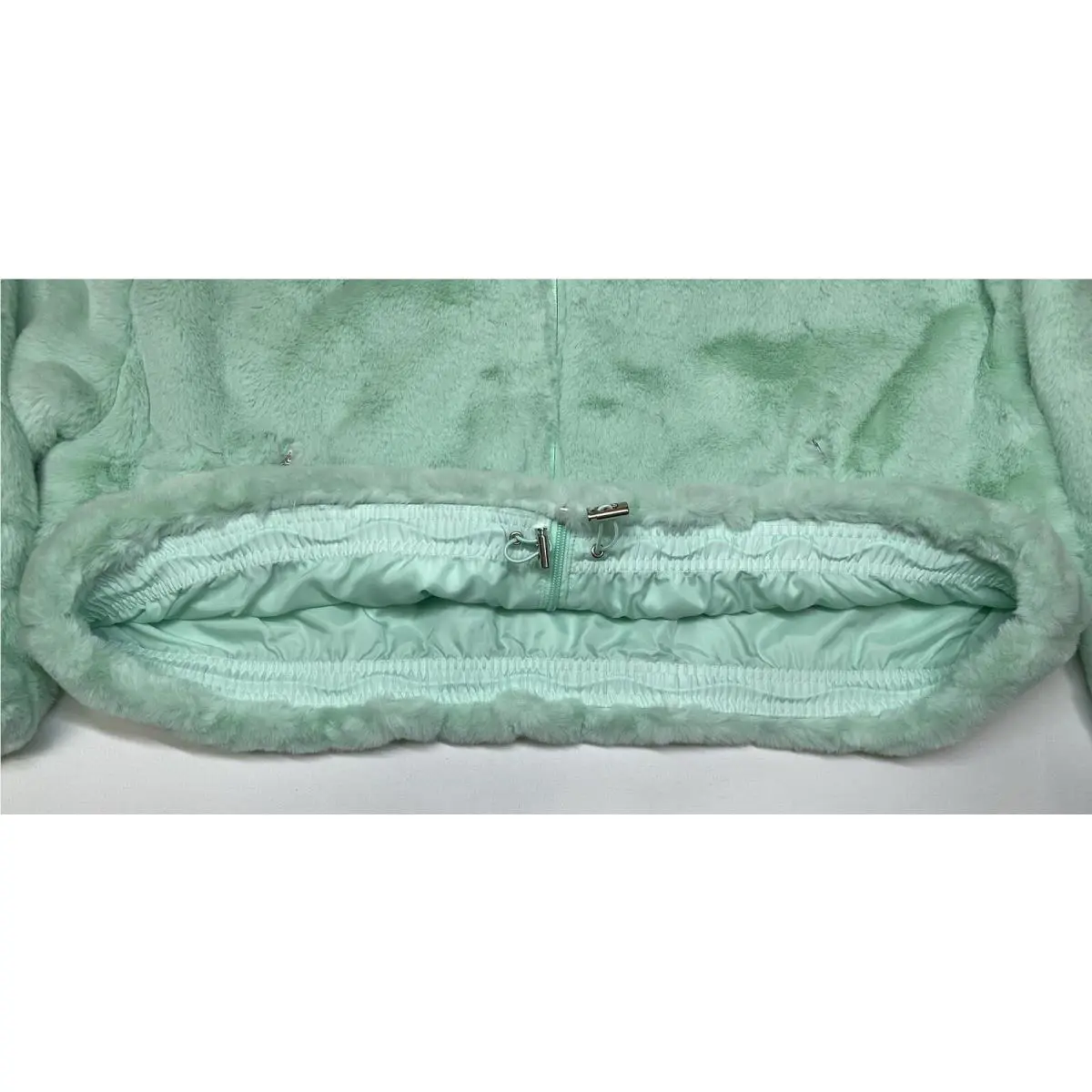 Nike clothing - Nike Icon Clash Faux Fur Jacket - DV5139-379 - Green 4
