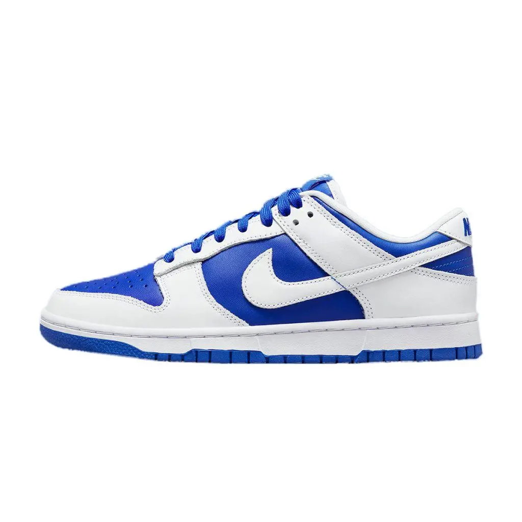 Men`s Nike Dunk Low Retro Racer Blue/white-white DD1391 401 - 9