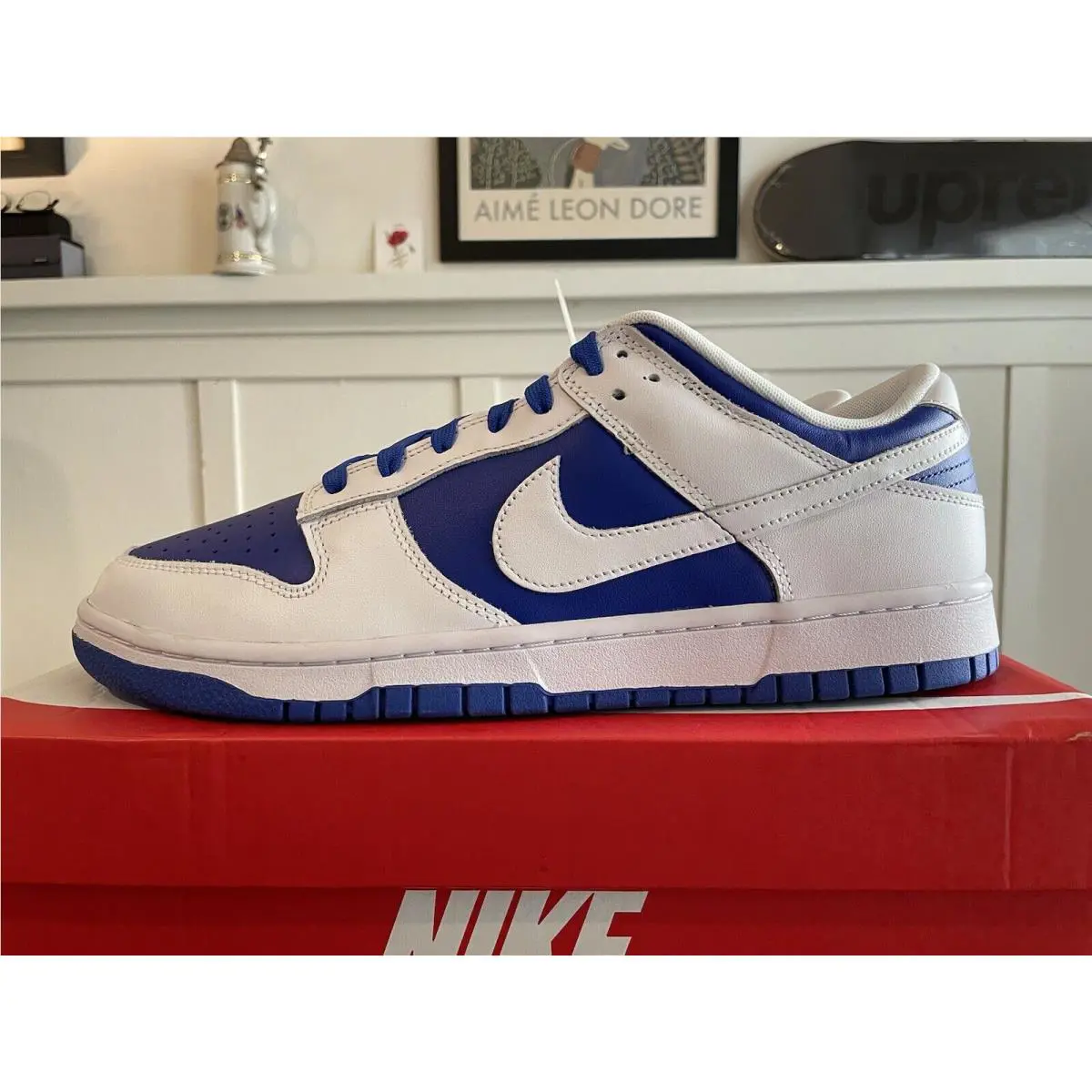 Nike shoes - Nike Dunk Low - Dunk Low - DD1391401 - Racer Blue/White-White (UPC: 0195869949529) 0