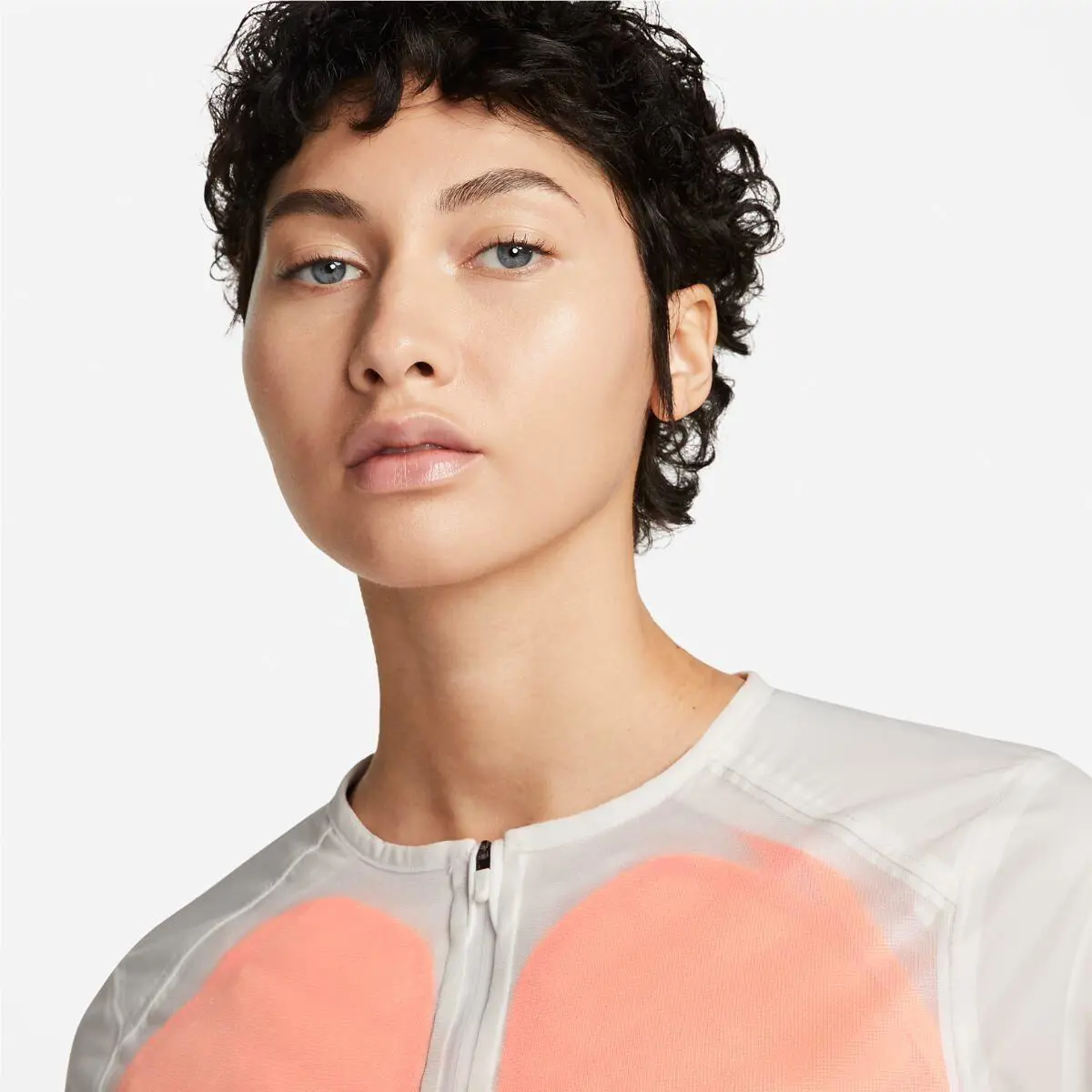 Nike clothing - Nike Storm-Fit Adv Running Jacket - DD6419 133 - White & Peach 2
