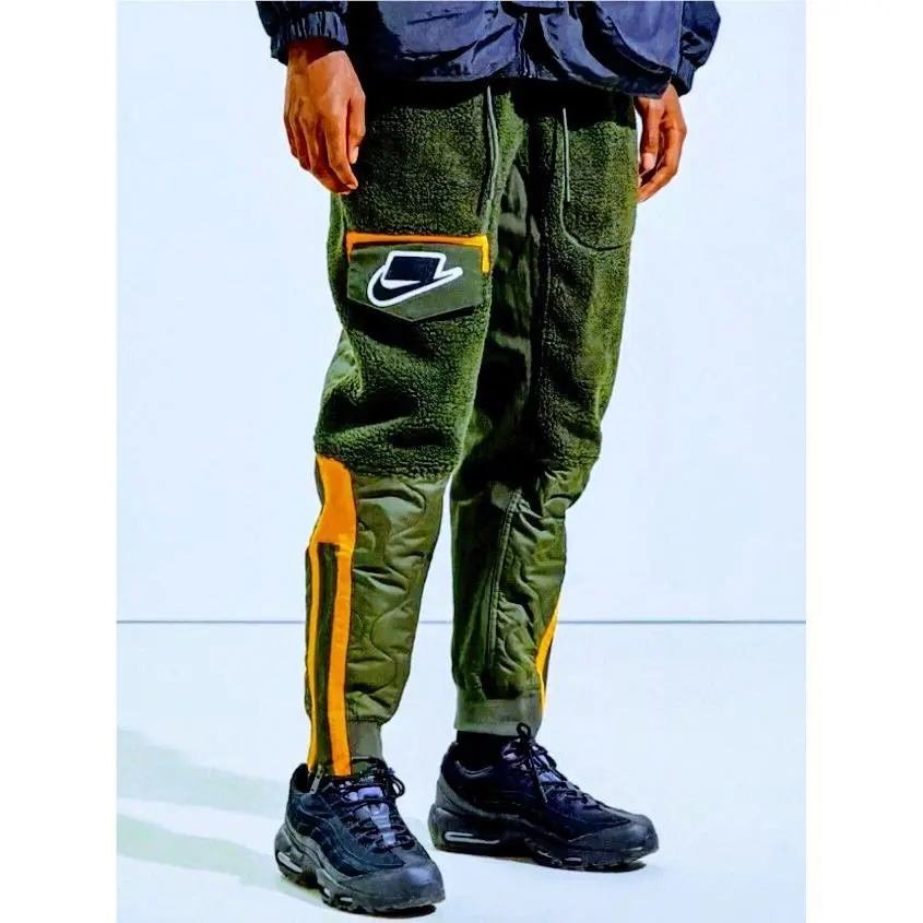 Nike Sports Wear Nsw Fleece Quilted Sherpa Jogger Pant Sz - L / BV4807-355